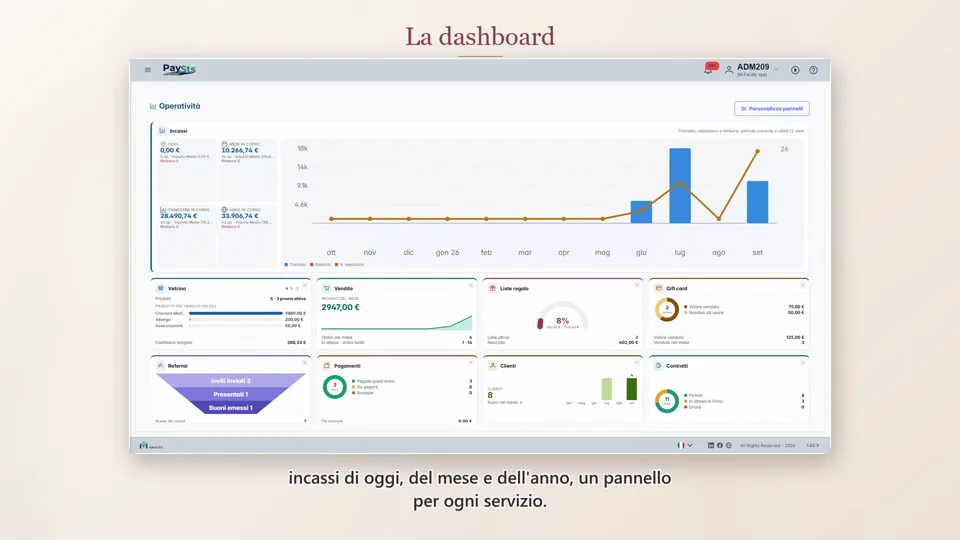 PaySts in 2 minuti: incassi con bonifico immediato, vetrina, wallet, referral, gift card e app
