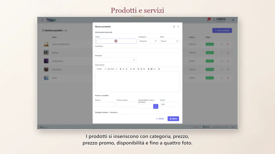 La mia Vetrina PaySts: il negozio online incluso, con pagamento bancario e zero commissioni di carta